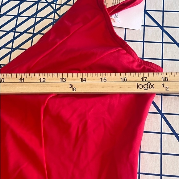 NWT ASOS ONE PIECE SWIMSUIT RED SZ 14 - Picture 4 of 8